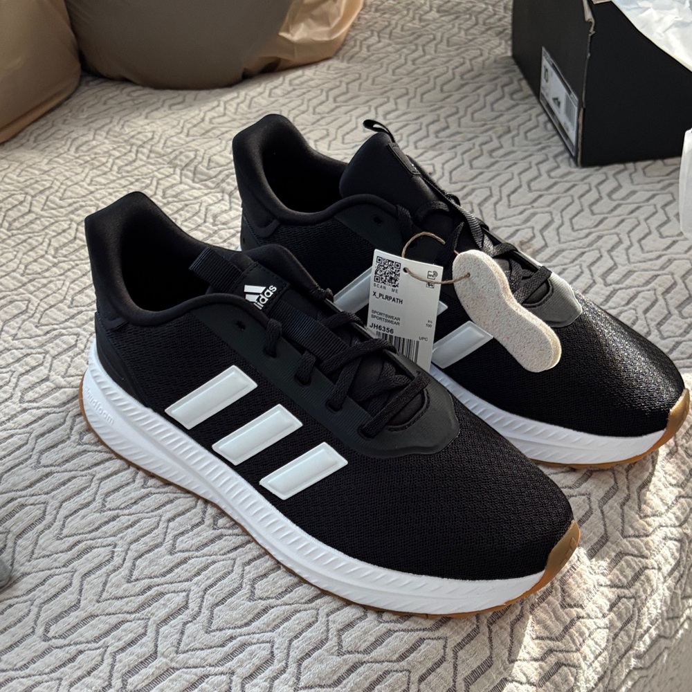 NIB Adidas Black and White Running Shoes